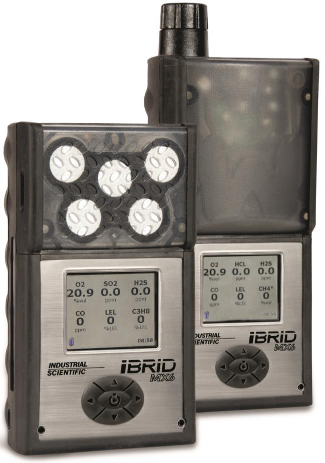 Industrial Scientific MX6 iBrid Portable Multi Gas Monitor