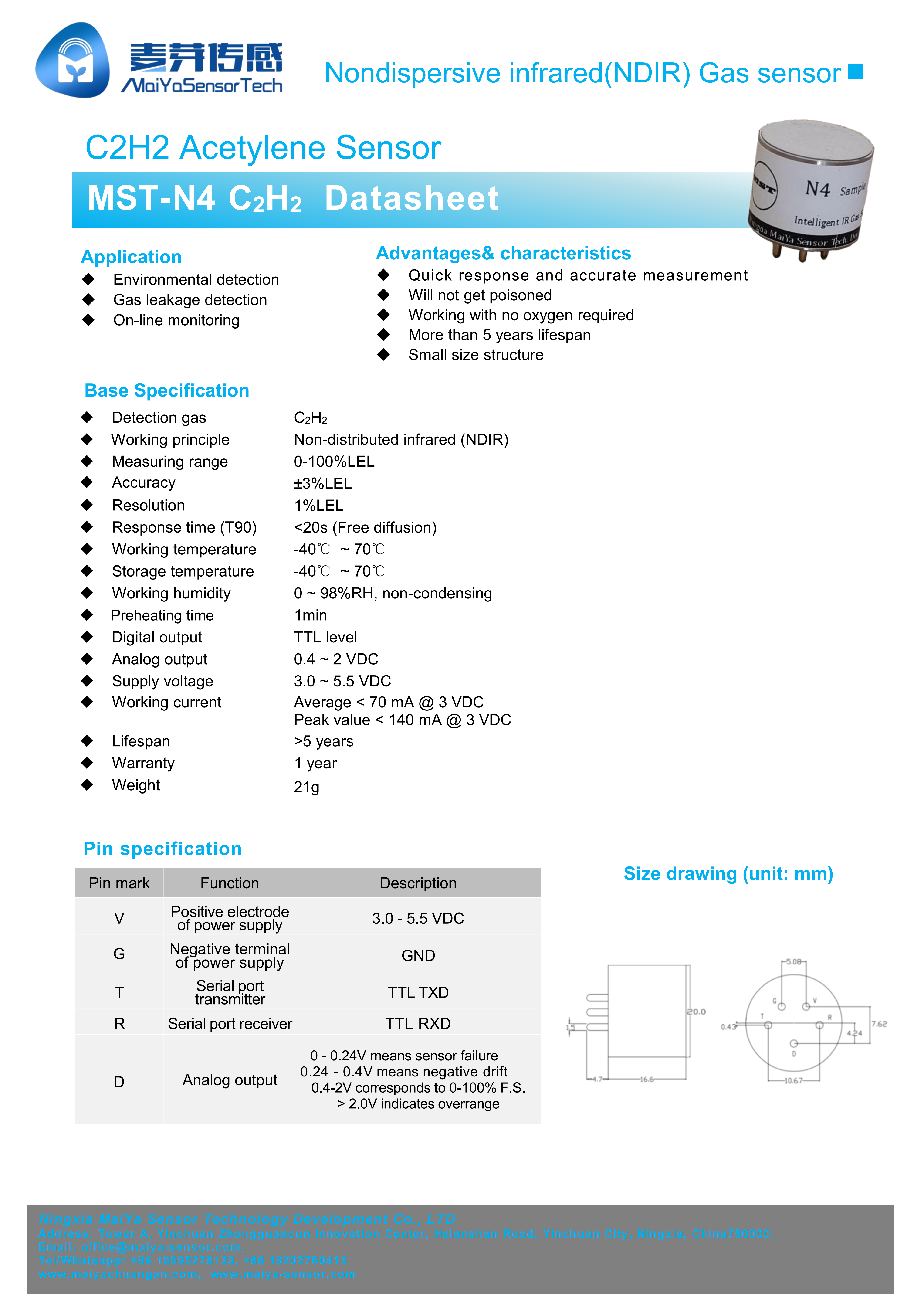 MST-N4 C2H2 IR sensor Datasheet_01.png