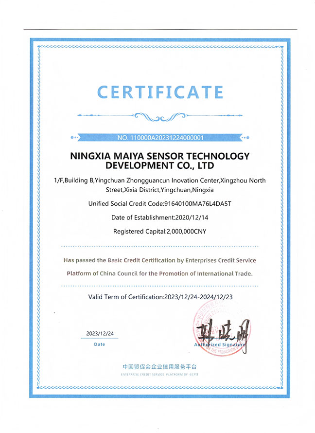 中国贸促会基础信用认证